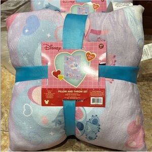 Disney Pastel Pillow and Throw Set